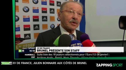 Zap sport du 9 janvier : XV de France, 3 entraineurs pour le prix d'un