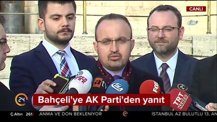 Bahçeli'ye AK Parti'den yanıt