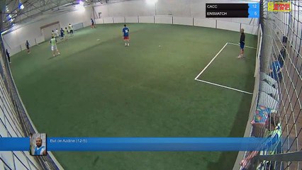 But de Azdine (12-5) - CACC Vs ENSMATCH - 08/01/18 18:00 - LIGUE 4 - Poitiers Game Parc