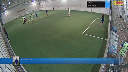 Faute de Sami - CACC Vs ENSMATCH - 08/01/18 18:00 - LIGUE 4 - Poitiers Game Parc