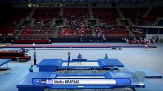 GRAPSAS Marios (GRE) - 2017 Trampoline Worlds, Sofia (BUL) - Qualification Trampoline Routine 2-