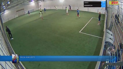 But de Julien (23-7) - CACC Vs ENSMATCH - 08/01/18 18:00 - LIGUE 4 - Poitiers Game Parc