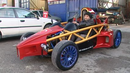 Hayali olan yarış arabasını 35 bin liraya yaptı