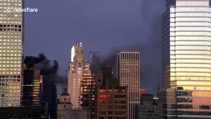 Trump Tower fire sends large plume of smoke into sky above Manhattan
