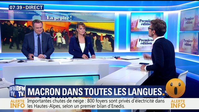 La communication Macron dans toutes les langues