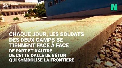 Les deux Corée sont en guerre, mais c'est une bataille de regards qu'elles se livrent chaque jour à la frontière