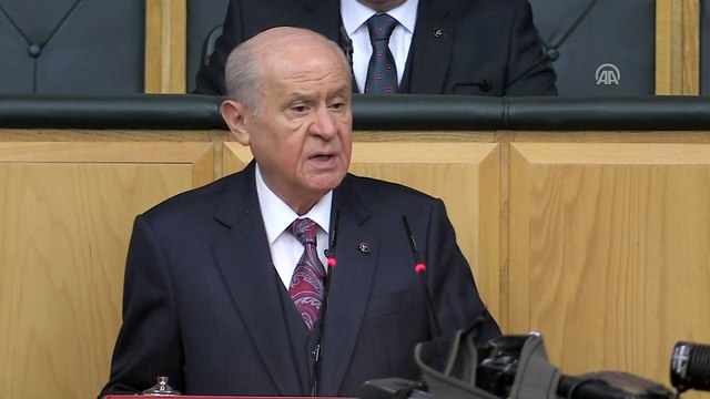 Bahçeli: “Katiller zırha büründürülmüş, emperyalizmin kanatları altına alınmışlardır“ - TBMM