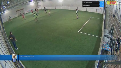 But de laurent (5-3) - Les Banqsters Vs ENSMA FC  - 08/01/18 20:00 - LIGUE 1 - Poitiers Game Parc