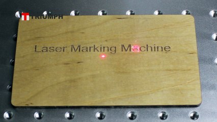 co2 laser marking on wood mdf bamboo