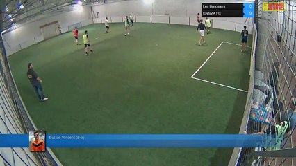 But de Vincent (8-9) - Les Banqsters Vs ENSMA FC  - 08/01/18 20:00 - LIGUE 1 - Poitiers Game Parc