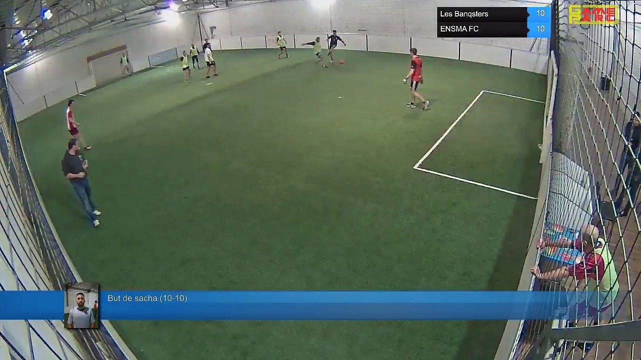 But de sacha (10-10) - Les Banqsters Vs ENSMA FC  - 08/01/18 20:00 - LIGUE 1 - Poitiers Game Parc
