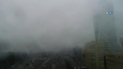 Sis Altındaki İstanbul Havadan Görüntülendi