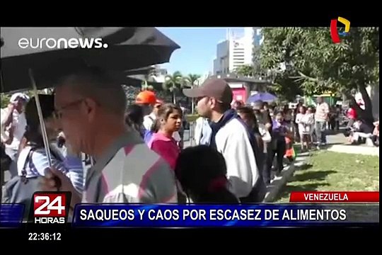 Venezuela: al menos dos muertos dejan saqueos y caos por escasez de alimentos