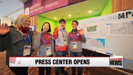PyeongChang 2018 Main Press Center opens on Tuesday