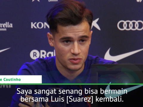 Coutinho Senang Bisa Kembali Bermain Bersama Suarez