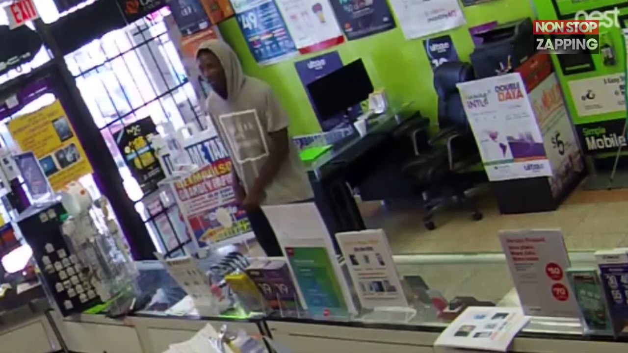 Piégé par les vendeuses, un voleur se retrouve enfermé dans un magasin (Vidéo)