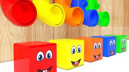 Learn Color Box Box Smile vs Learn Shapes Pie Elephant W Cartoon Nursery Rhymes For Children