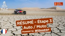 Résumé - Auto/Moto - Étape 3 (Pisco / San Juan de Marcona) - Dakar 2018