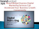Brand Widget Express Digital Marketing Services Can Accelerate Your Business Growth Conveniently
