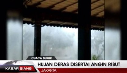 Video Amatir Hujan Deras di TMII