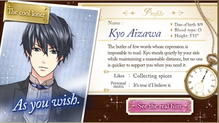 Butler Until Midnight - Kyo Aizawa Main Story Episode 1