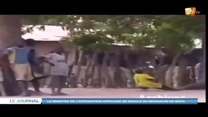 LE MINISTRE DE L'INTÉGRATION AFRICAINE SE DÉSOLE DU MASSACRE DE CASAMANCE