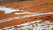 Deserto do Saara é coberto por neve pela 1ª vez em 37 anos