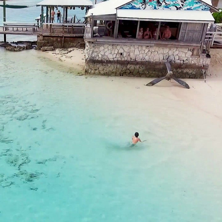 Boy escapes from sharks in Bahamas