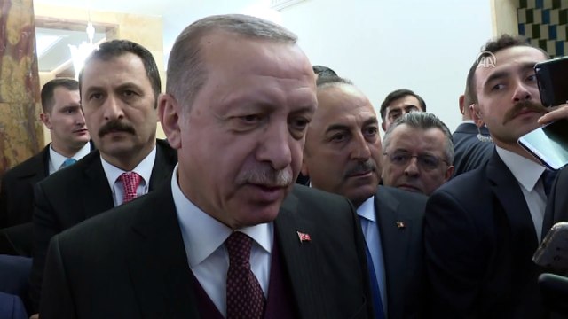 Cumhurbaşkanı Erdoğan, gazetecilerin sorularını cevapladı - TBMM