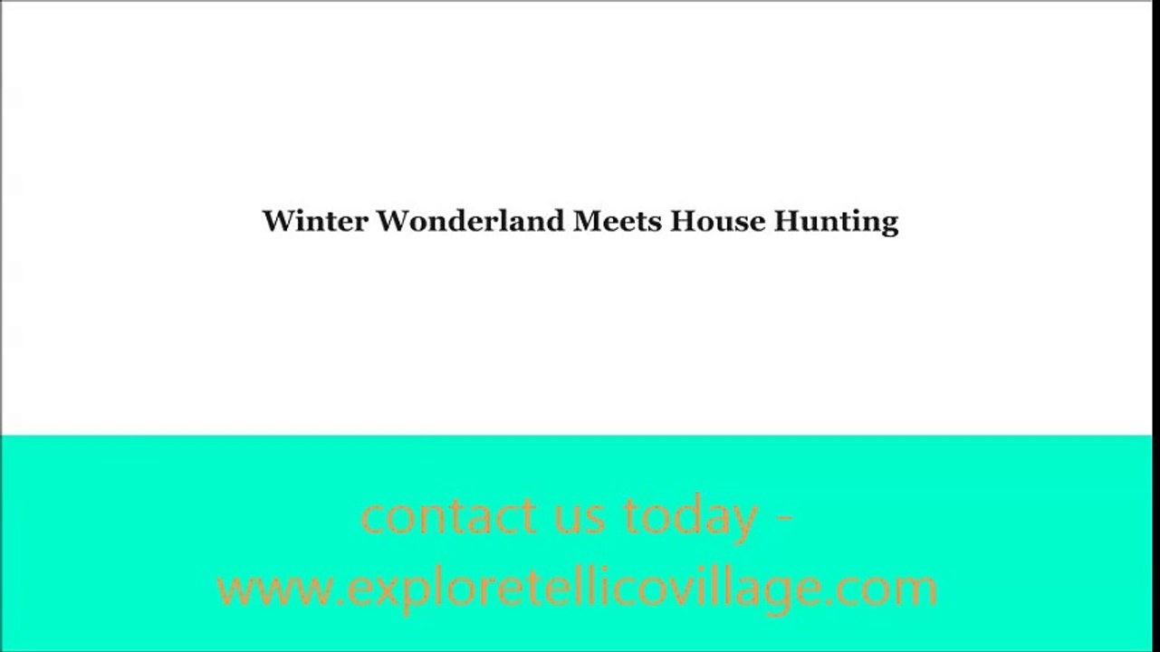 Winter Wonderland Meets House Hunting |Tennessee | exploretellicovillage.com