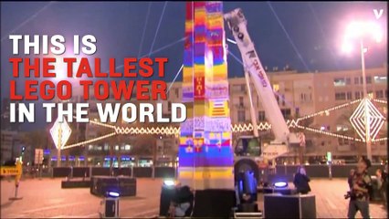Lego Tower World Record Achieved in Memory of 8-Year-Old Omer Who Died From Cancer
