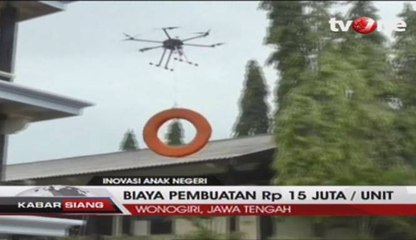 Drone Buatan Siswa SMKN Mampu Angkat Pelampung