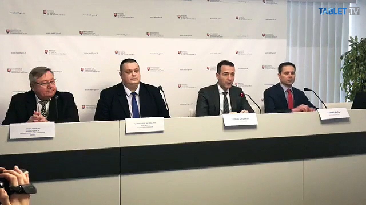 ZÁZNAM: TK ministra zdravotníctva SR Tomáša Druckera a hlavného hygienika SR Jána Mikasa