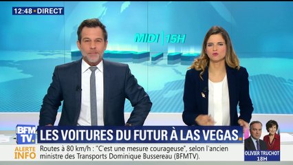 Les voitures du futur, stars du CES 2018 de Las Vegas