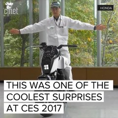 Honda's self-balancing motorcycle