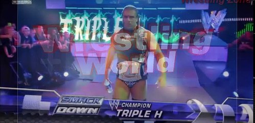 Triple H vs. The Great Khali (Broken Glass Arm Wrestling)