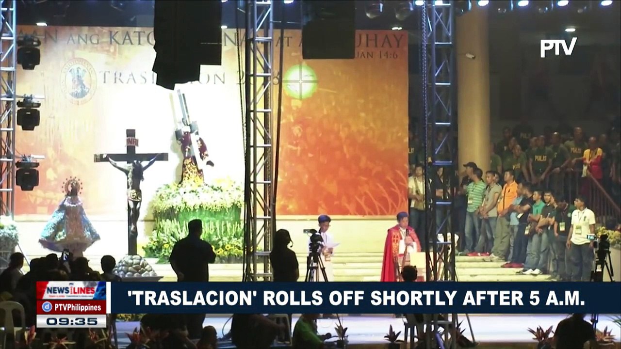 #Traslacion2018 rolls off shortly after 5 A.M.