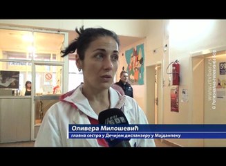 Preventivne mere u Dečjem dispanzeru u Majdanpeku, 9. januar 2018 (RTV Bor)