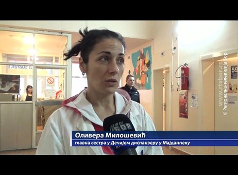Preventivne mere u Dečjem dispanzeru u Majdanpeku, 9. januar 2018 (RTV Bor)