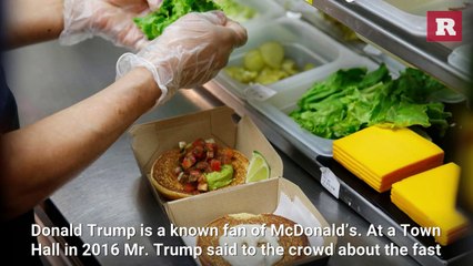 President Trump reportedly loves McDonald's because he has a 'longtime fear' of being poisoned | Rare News