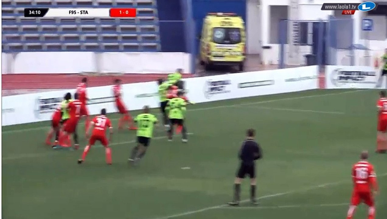 Goal HD - Dusseldorf (Ger) 1-1 St. Liege (Bel) 09.01.2018