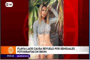 Flavia Laos causa revuelo por sensuales fotografias en Bikini