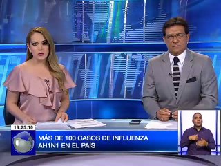 Más de 100 casos de influenza AH1N1 en el país