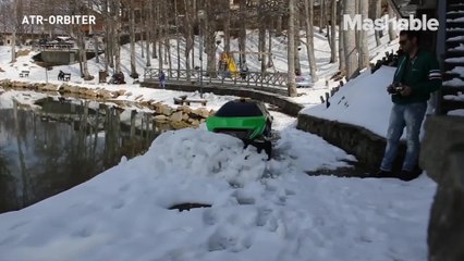 This robot can plow the snow for you