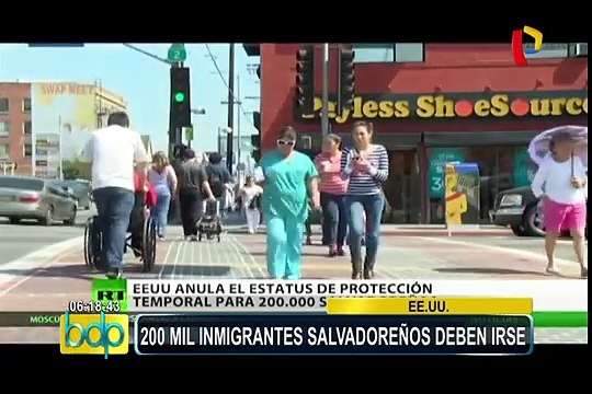 Estados Unidos retira protección a 200 mil salvadoreños inmigrantes