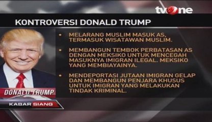 Download Video: Poin Kebijakan Kontroversi Donald Trump