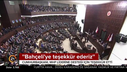 "Bahçeli'ye teşekkür ederiz"