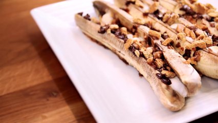 Heavenly Banana Boat S'mores