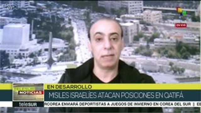 Aviación israelí bombardea posiciones militares en Siria