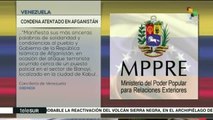 Venezuela se solidariza con Afganistán por ataque terrorista